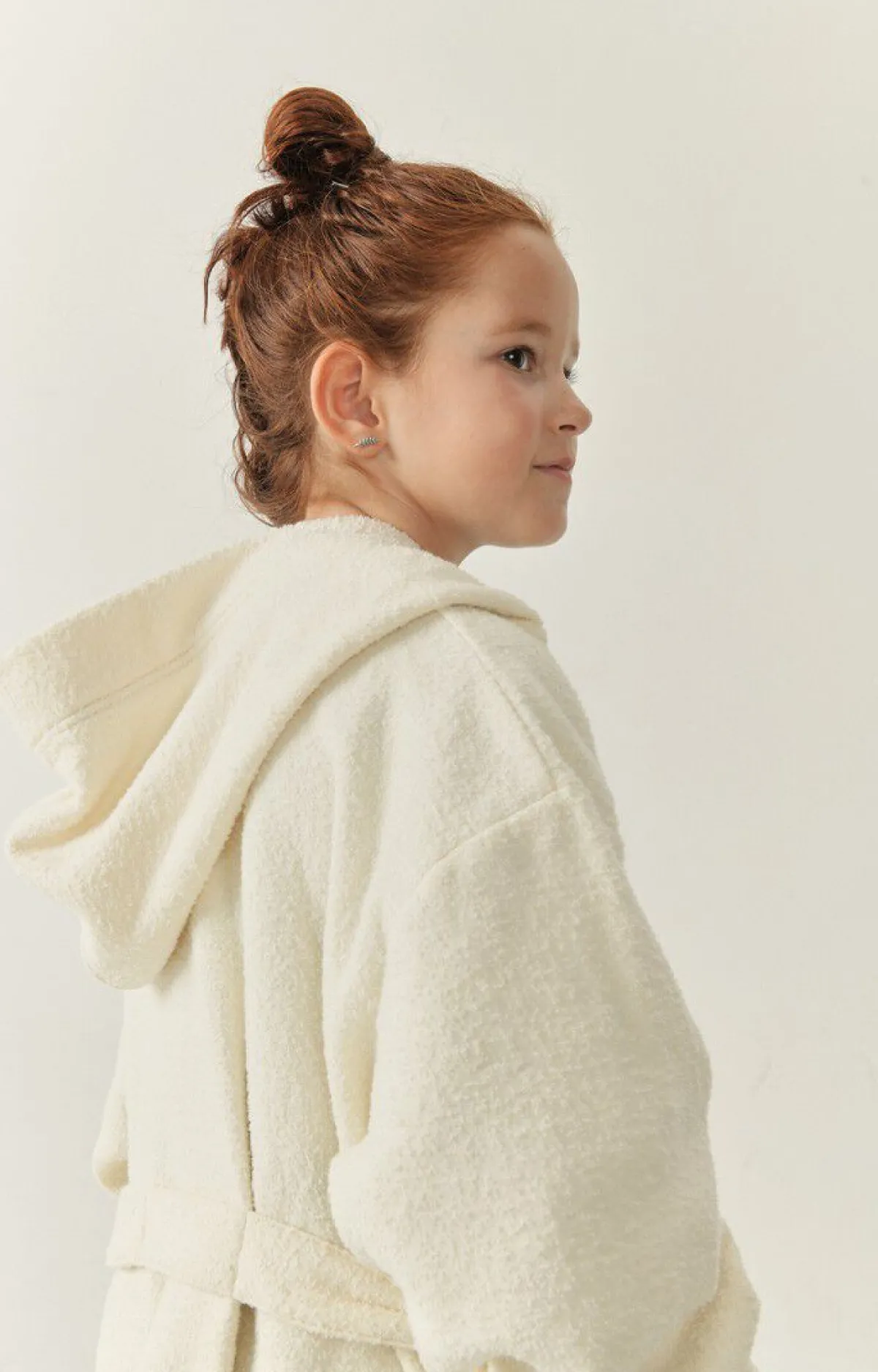 Kinder American Vintage |Kinderbademantel Bobypark Ecru