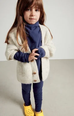 Kinder American Vintage |Kindercardiganeast Pulverschnee Meliert