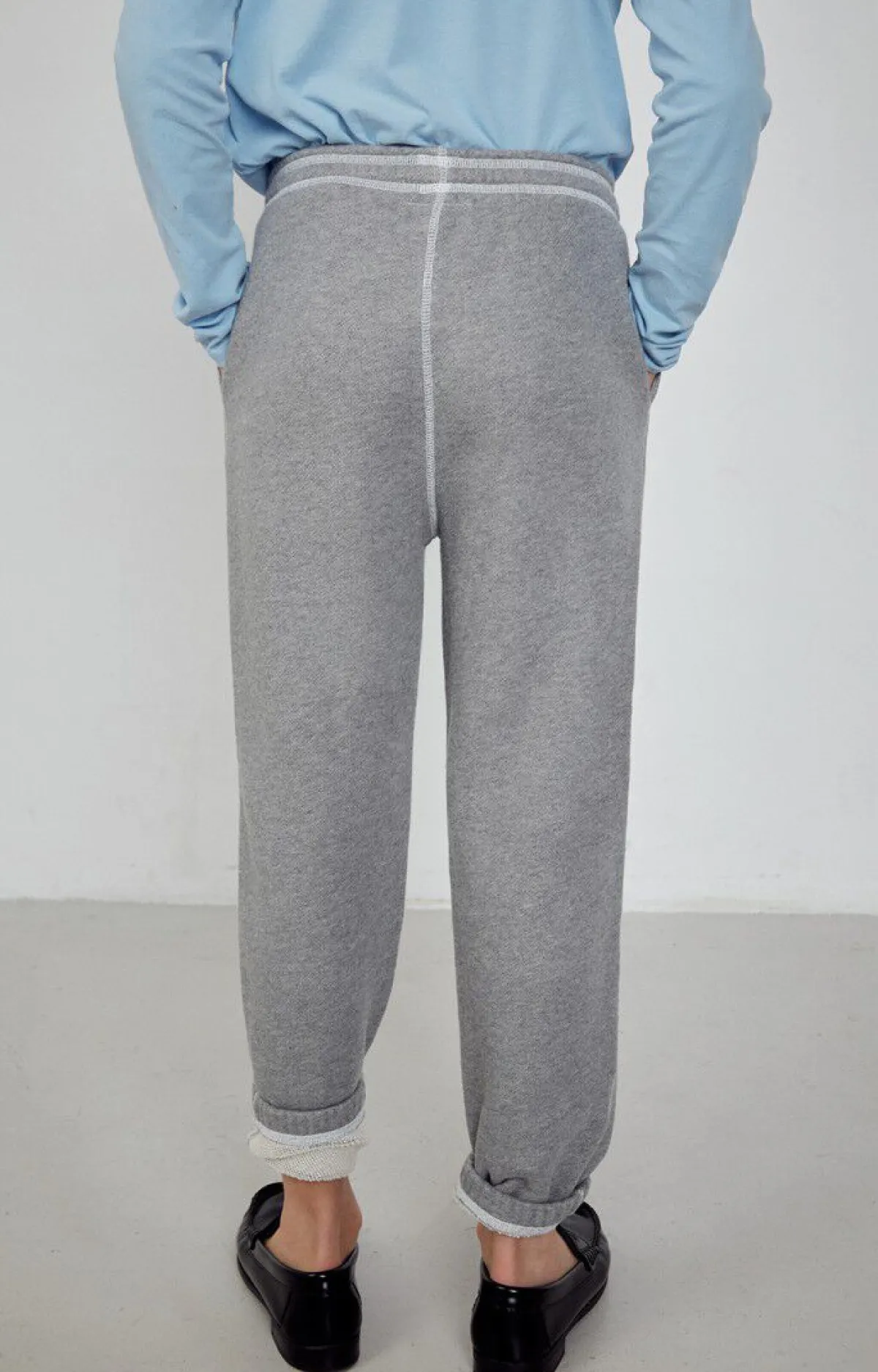 Kinder American Vintage |Kinderjogginghose Gupcity Grau Meliert