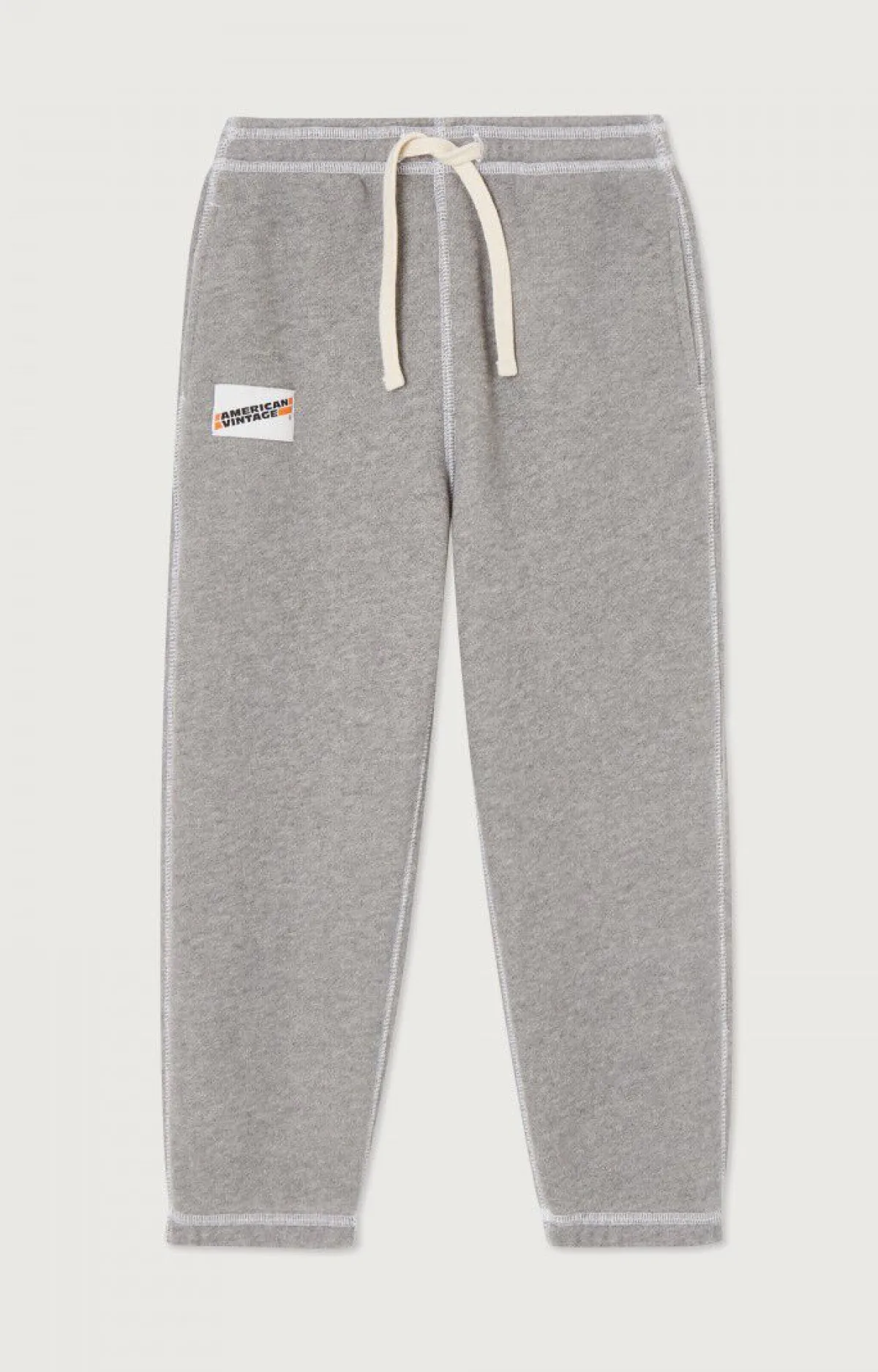 Kinder American Vintage |Kinderjogginghose Gupcity Grau Meliert
