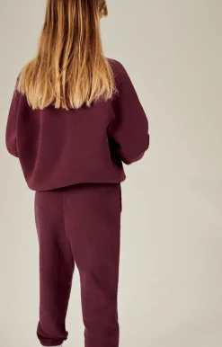 Kinder American Vintage |Kinderjogginghose Izubird Burgunderrot Vintage