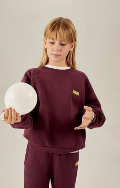 Kinder American Vintage |Kinderjogginghose Izubird Burgunderrot Vintage