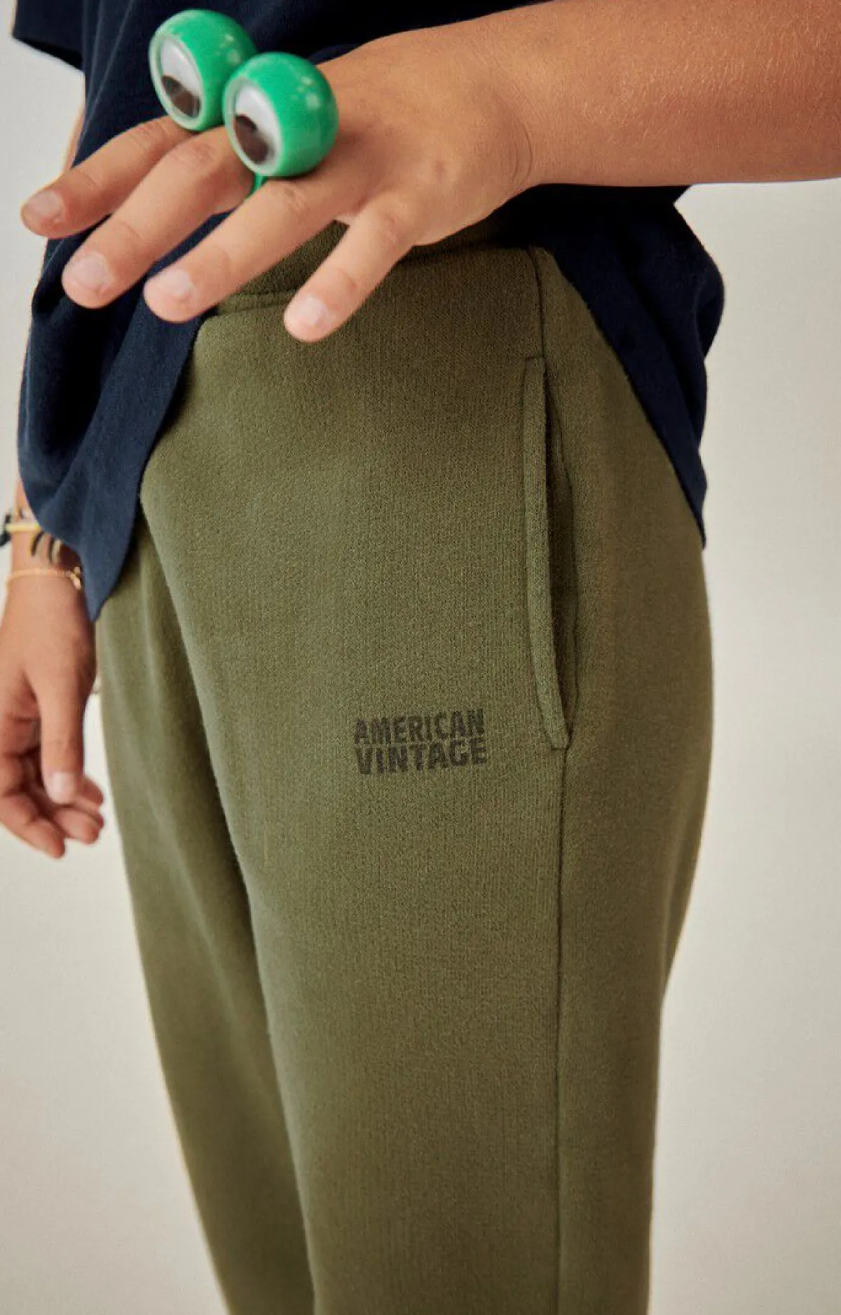 Kinder American Vintage |Kinderjogginghose Izubird Khaki Vintage
