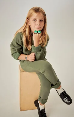 Kinder American Vintage |Kinderjogginghose Izubird Khaki Vintage