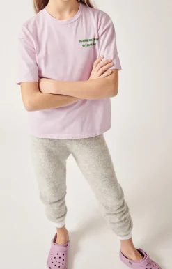 Kinder American Vintage |Kinderjogginghose Razpark Vlies Meliert