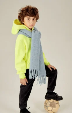 Kinder American Vintage |Kinderkapuzensweatshirt Izubird Neongelb