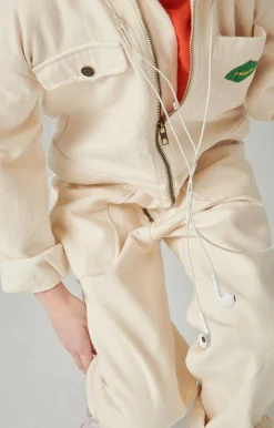 Kinder American Vintage |Kinderoverall Spywood Ecru