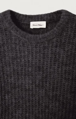 Kinder American Vintage |Kinderpullover East Anthrazit Meliert