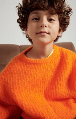 Kinder American Vintage |Kinderpullover East Leuchtendes Orange