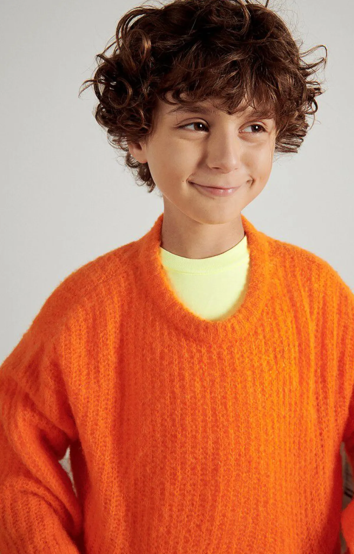 Kinder American Vintage |Kinderpullover East Leuchtendes Orange