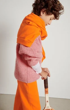 Kinder American Vintage |Kinderpullover East Orchidee Meliert