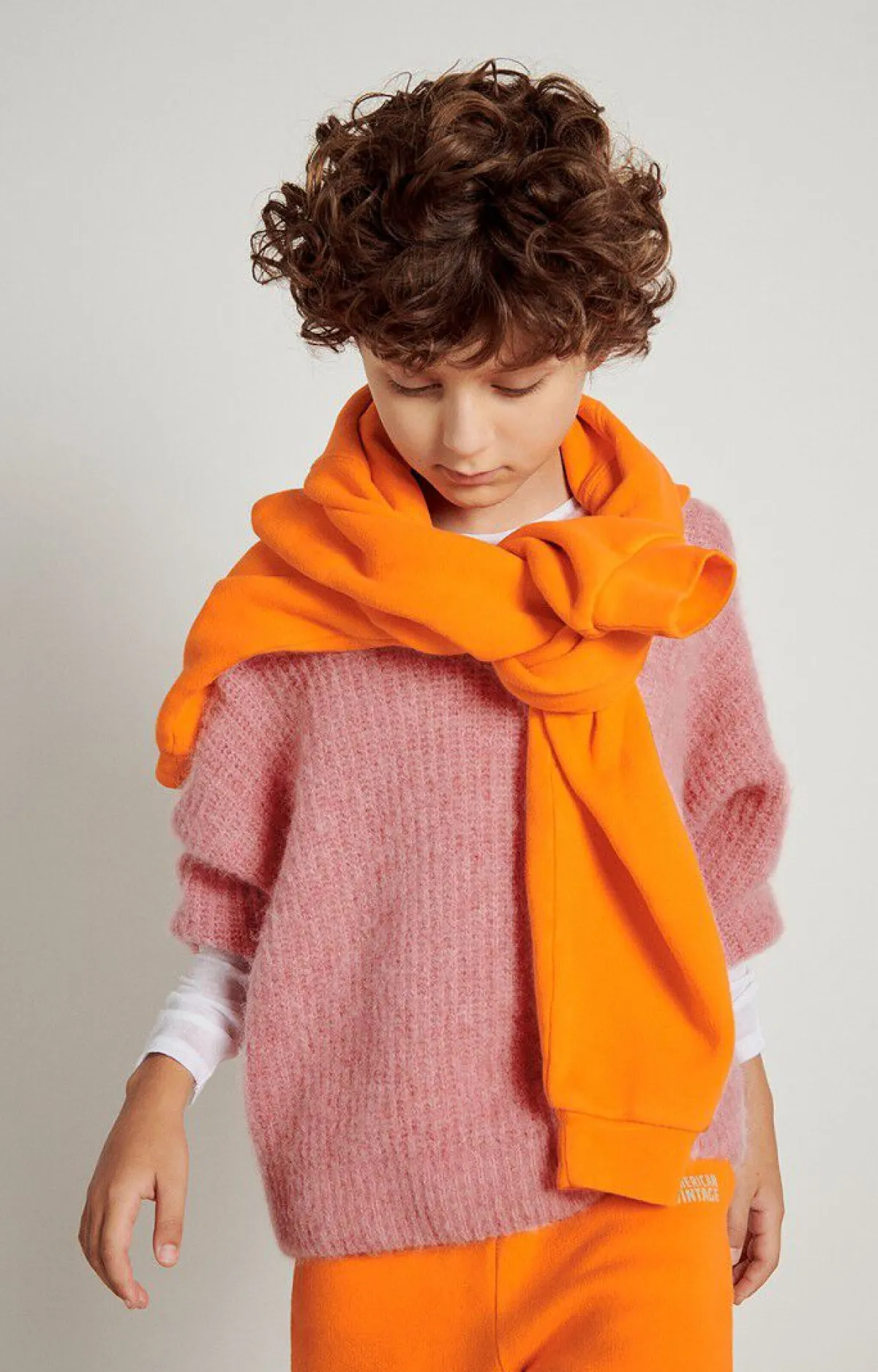 Kinder American Vintage |Kinderpullover East Orchidee Meliert