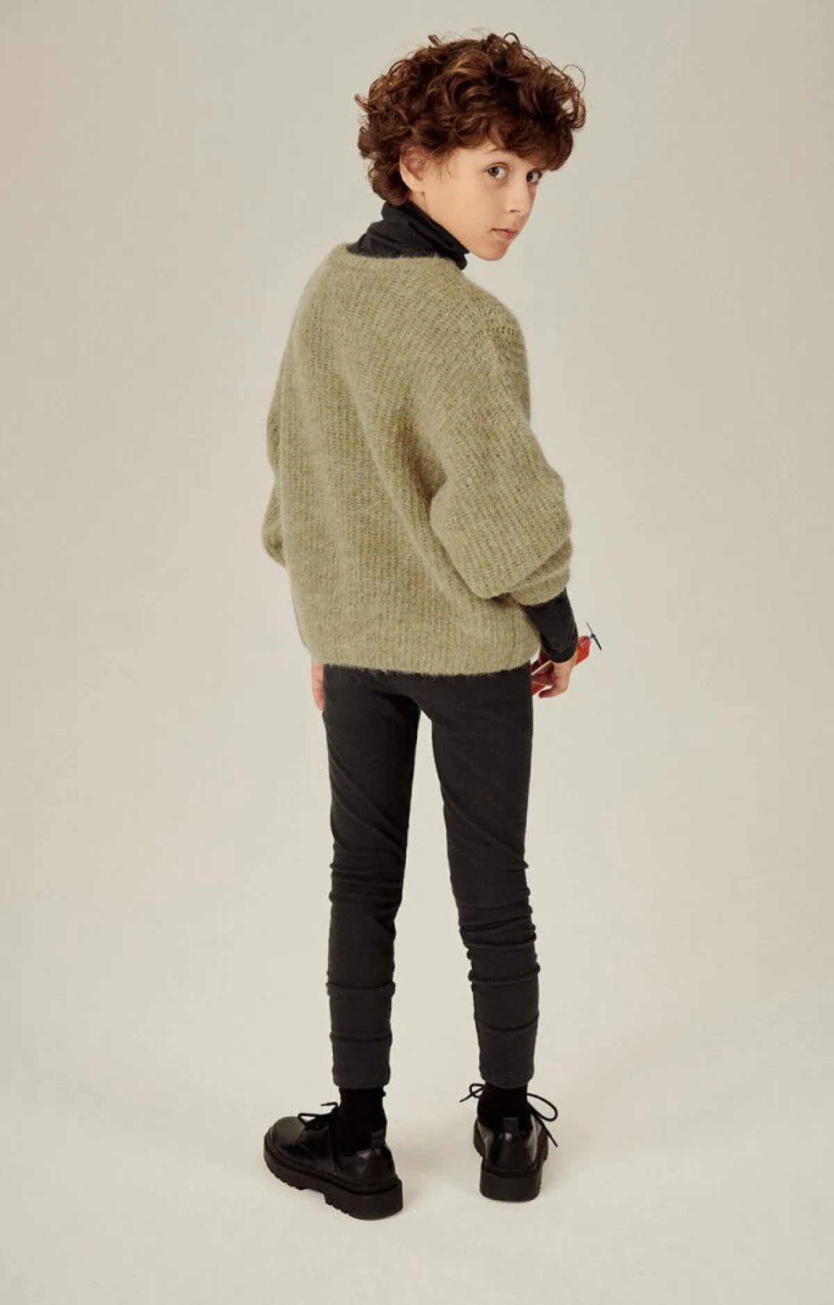 Kinder American Vintage |Kinderpullover East Roggen Meliert