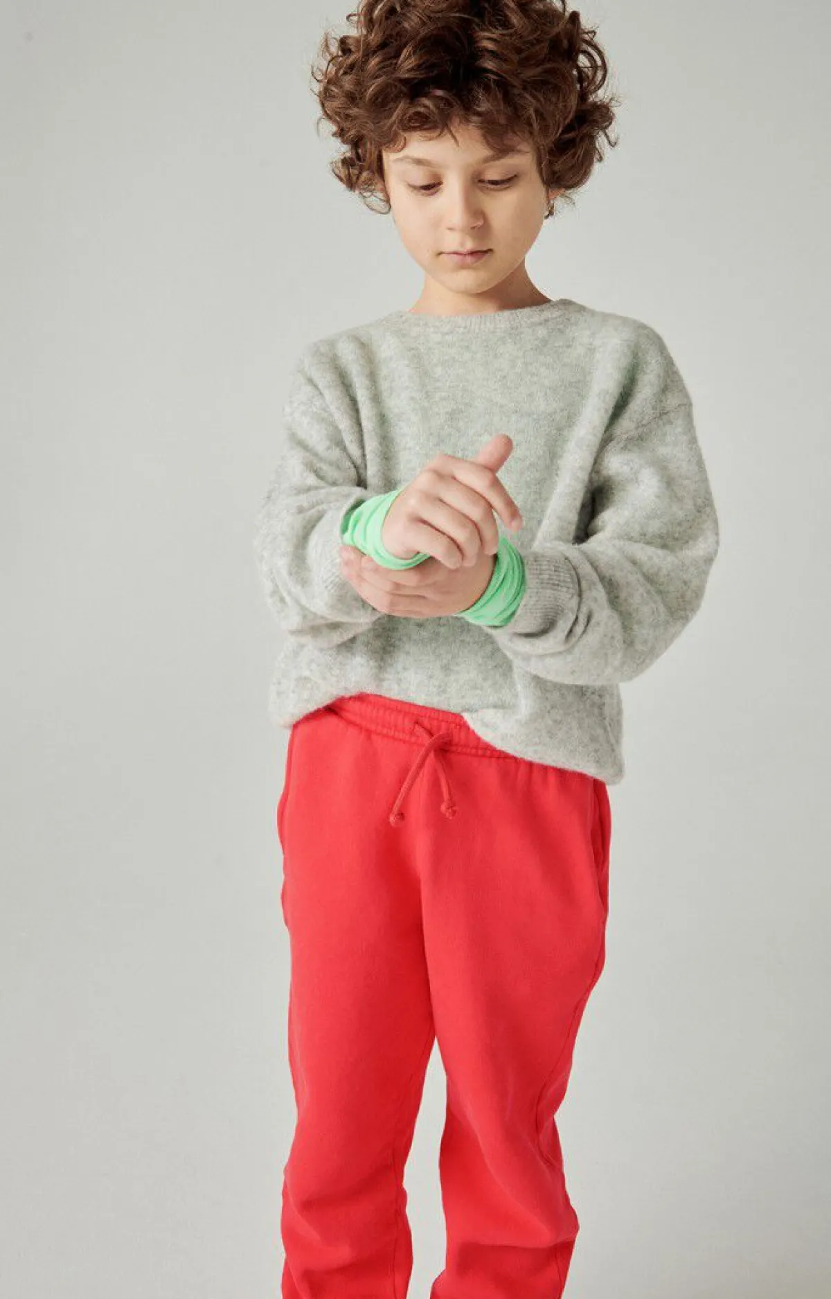 Kinder American Vintage |Kinderpullover Razpark Vlies Meliert