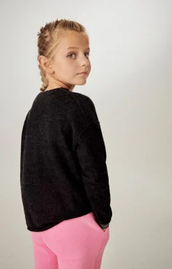 Kinder American Vintage |Kinderpullover Zyrobow Kohle Meliert