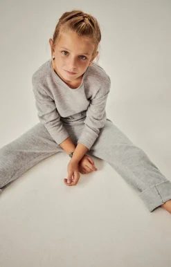 Kinder American Vintage |Kinderpullover Zyrobow Grau Meliert