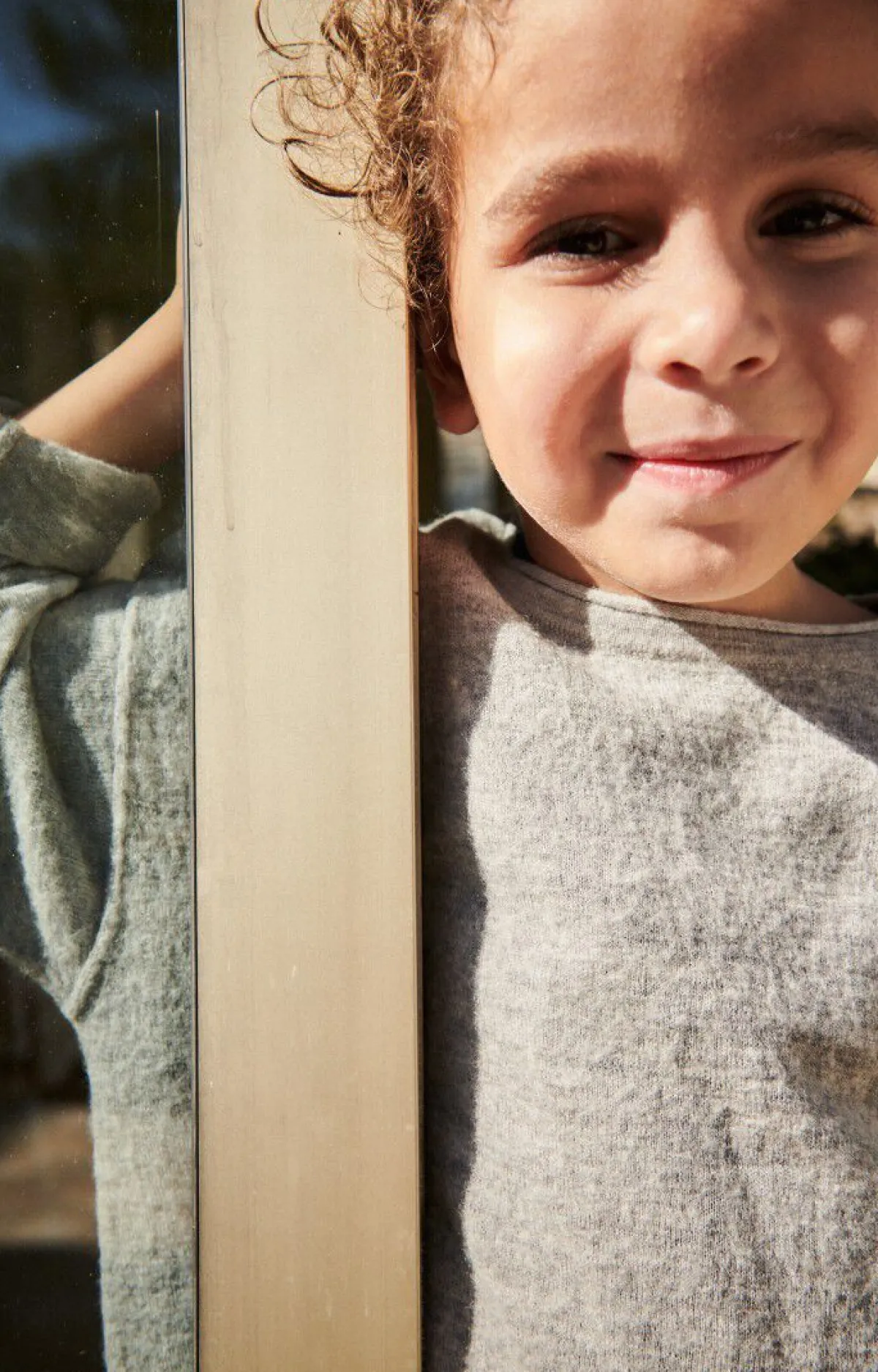 Kinder American Vintage |Kinderpullover Zyrobow Grau Meliert