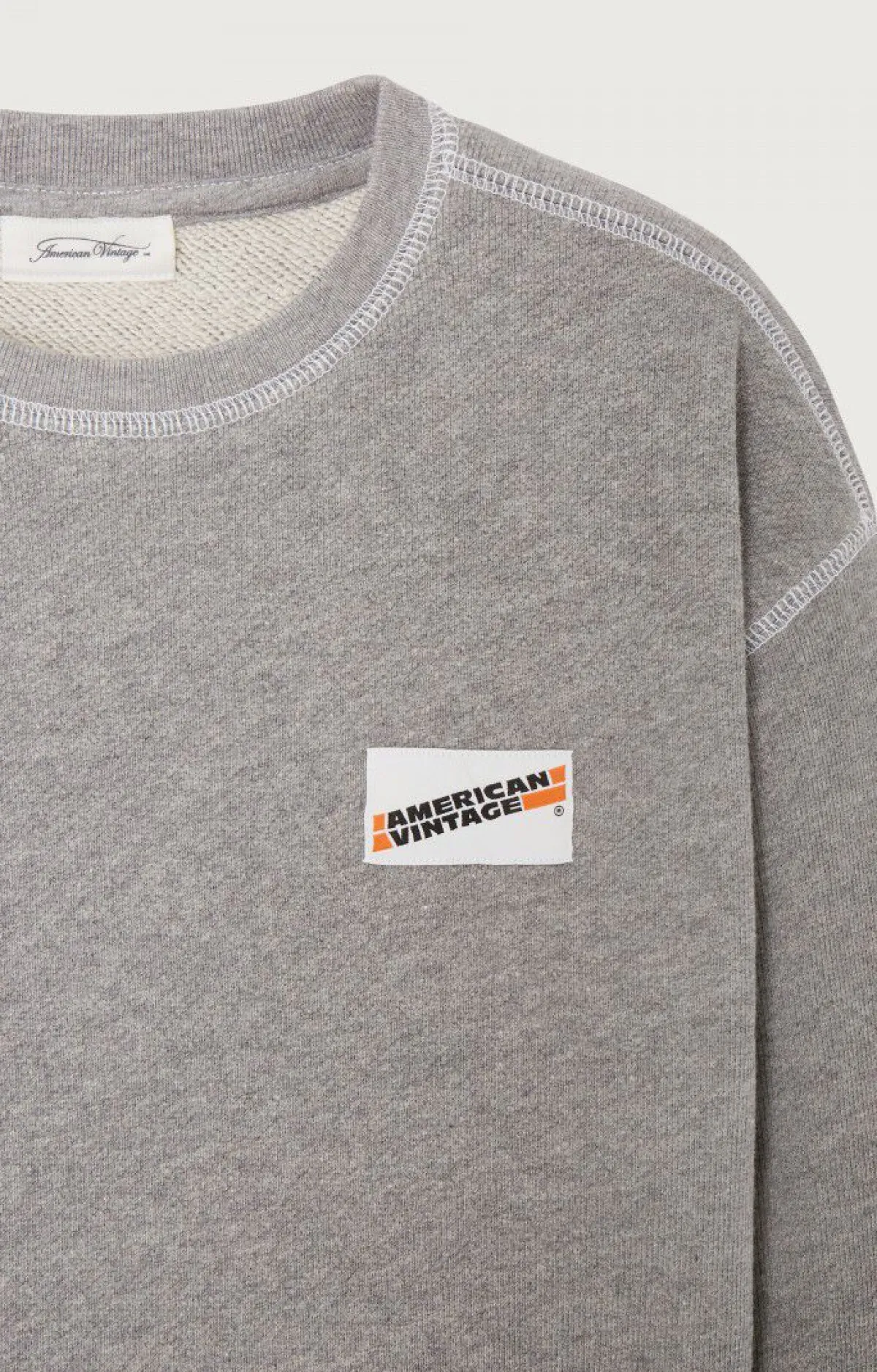 Kinder American Vintage |Kindersweatshirt Gupcity Grau Meliert