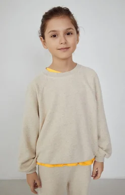 Kinder American Vintage |Kindersweatshirt Itonay Ecru Meliert