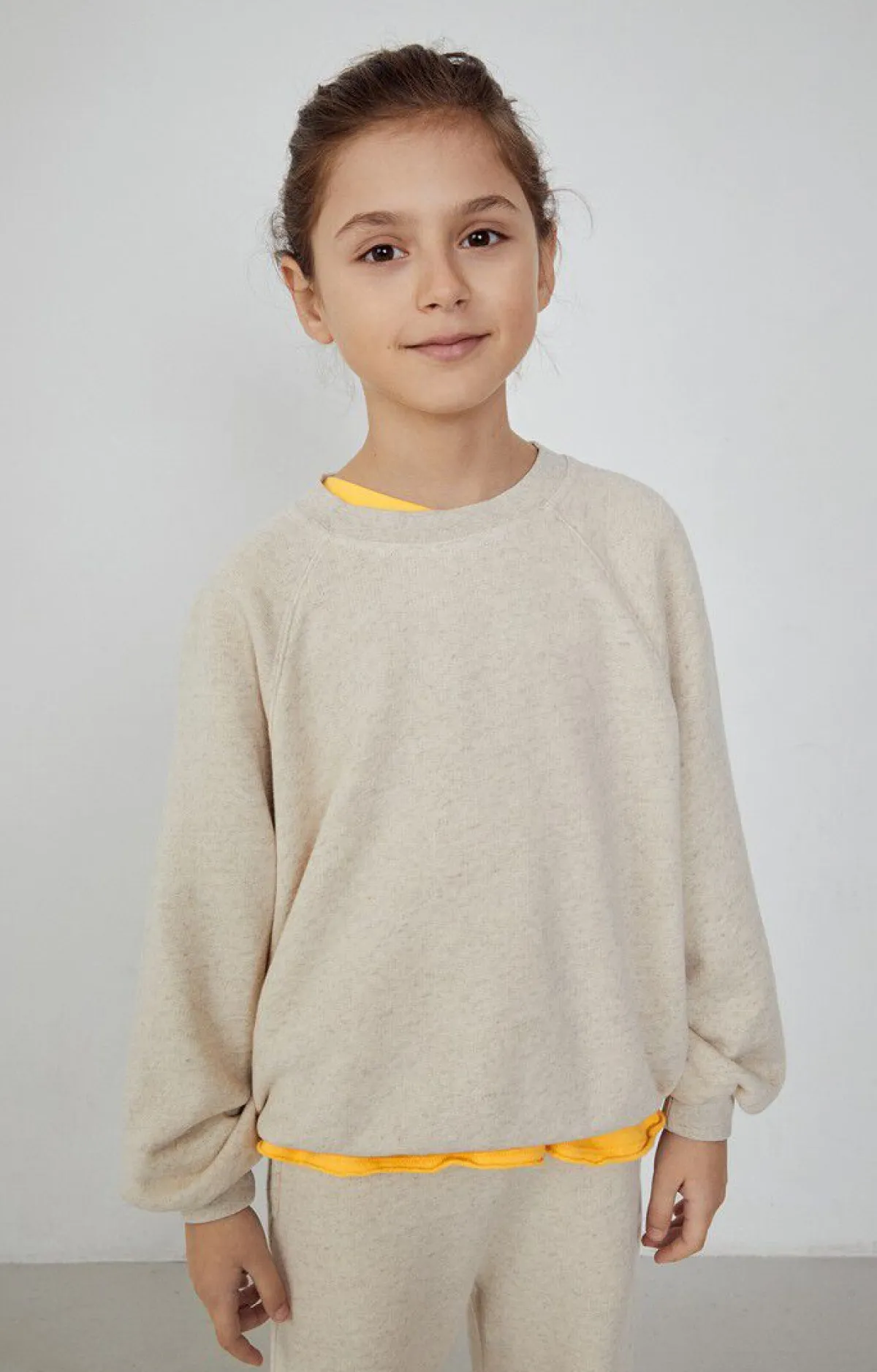 Kinder American Vintage |Kindersweatshirt Itonay Ecru Meliert