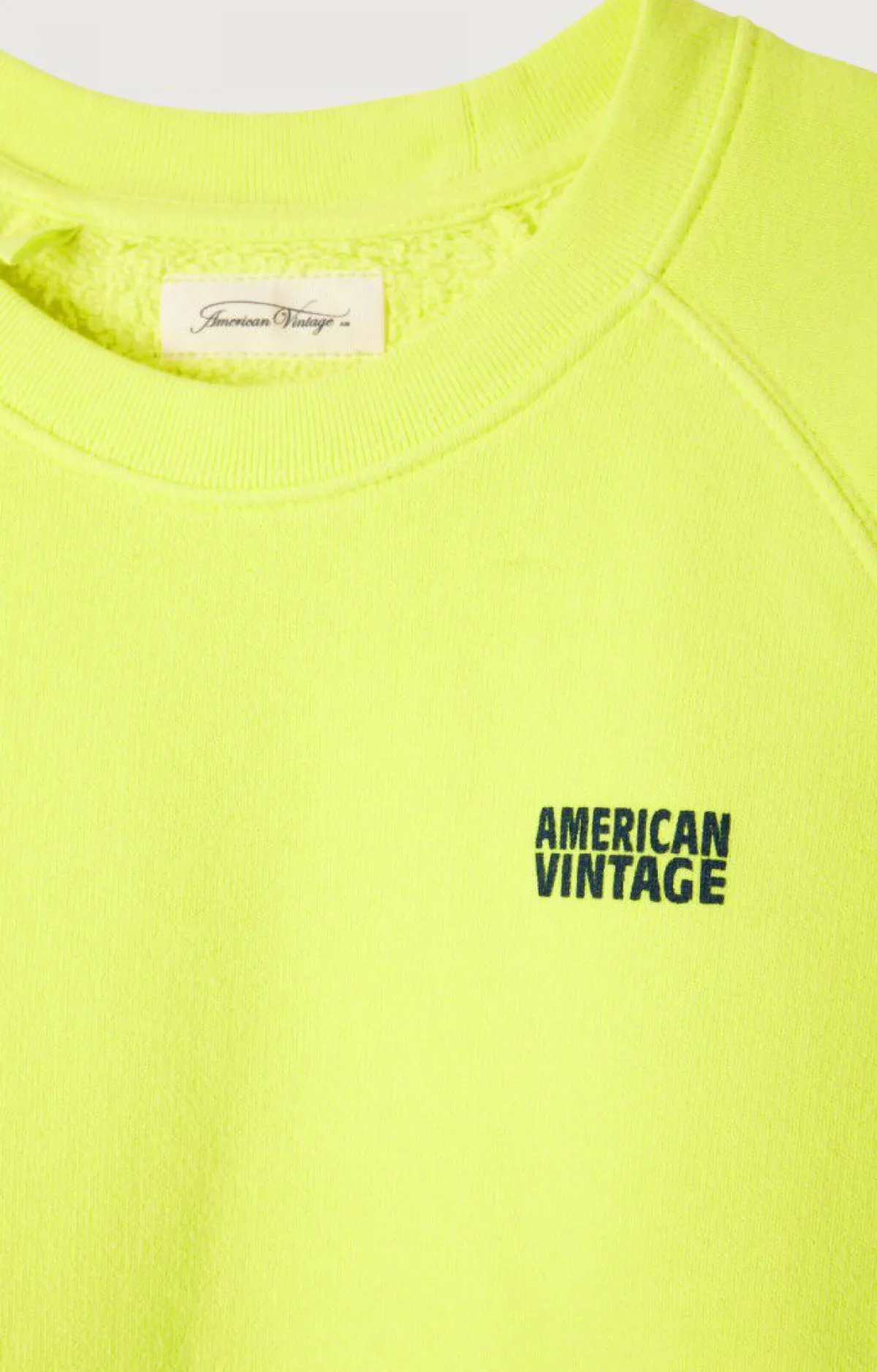 Kinder American Vintage |Kindersweatshirt Izubird Neongelb