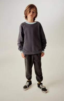 Kinder American Vintage |Kindersweatshirt Izubird Kohlenstoff Vintage