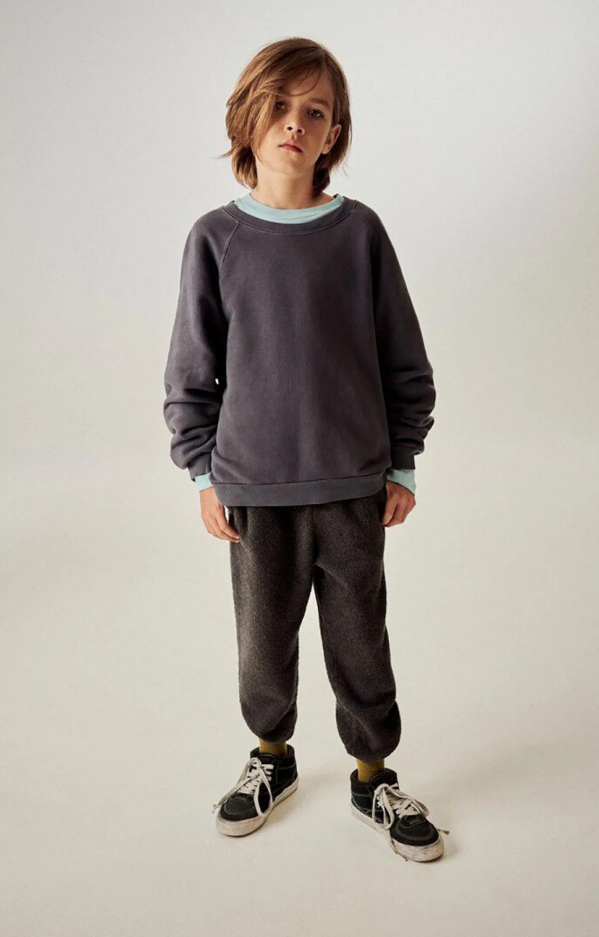 Kinder American Vintage |Kindersweatshirt Izubird Kohlenstoff Vintage