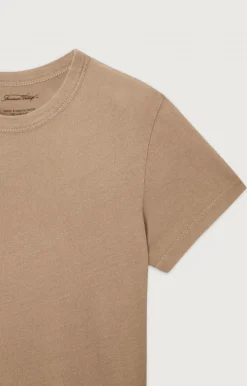 Kinder American Vintage |Kinder-T-Shirt Devon Milchkaffee-Vintage