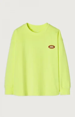 Kinder American Vintage |Kinder-T-Shirt Fizvalley Neongelb
