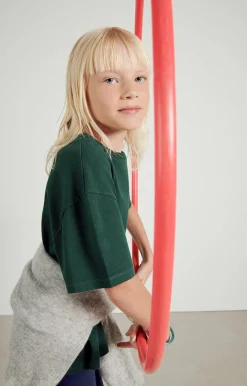 Kinder American Vintage |Kinder-T-Shirt Fizvalley Tanne Vintage