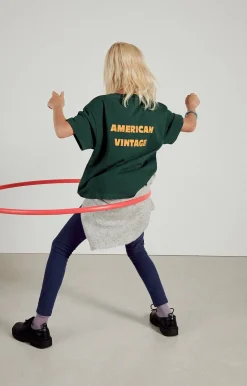 Kinder American Vintage |Kinder-T-Shirt Fizvalley Tanne Vintage