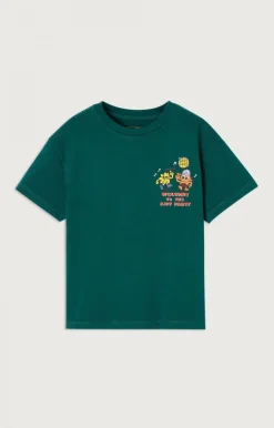 Kinder American Vintage |Kinder-T-Shirt Fizvalley Tanne Vintage