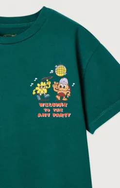 Kinder American Vintage |Kinder-T-Shirt Fizvalley Tanne Vintage