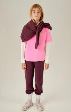 Kinder American Vintage |Kinder-T-Shirt Fizvalley Neonpink