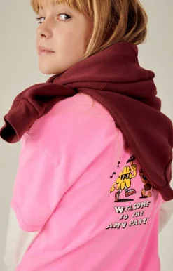 Kinder American Vintage |Kinder-T-Shirt Fizvalley Neonpink