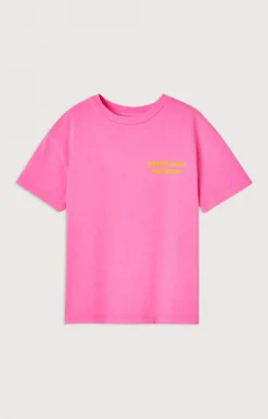 Kinder American Vintage |Kinder-T-Shirt Fizvalley Neonpink
