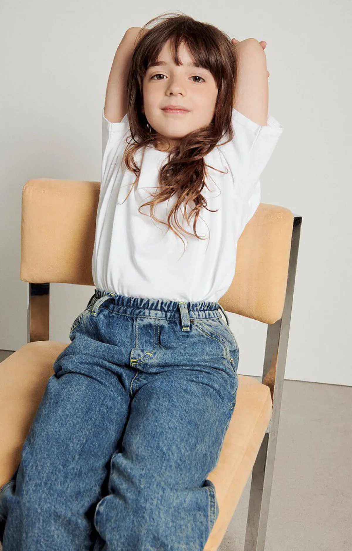 Kinder American Vintage |Kinder-T-Shirt Fizvalley Weiss