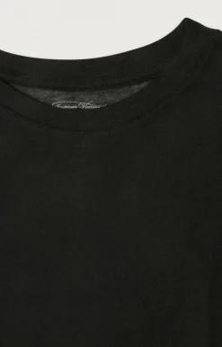 Kinder American Vintage |Kinder-T-Shirt Massachusetts Schwarz