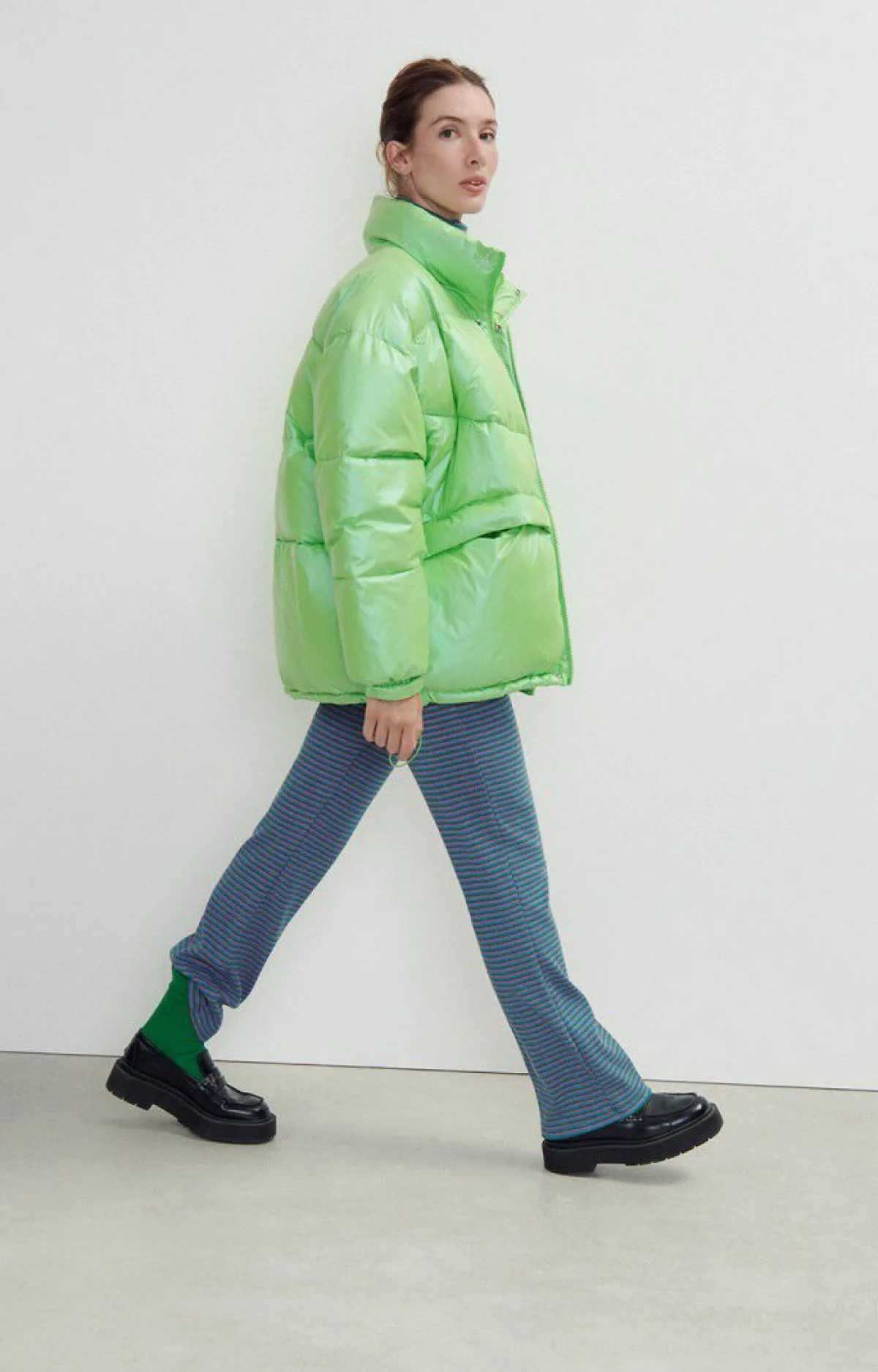 Damen American Vintage |Unisexdaunenjacke Tymbay Kopfsalat