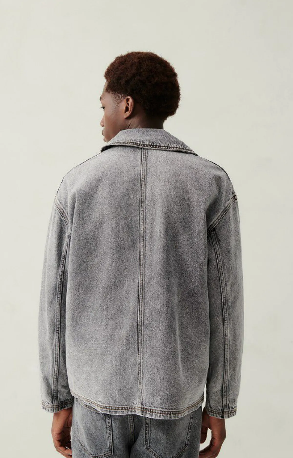 Damen American Vintage |Unisexjacke Yopday Salt And Pepper