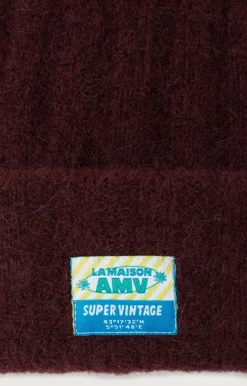 Damen American Vintage |Unisexmutze Vitow Mahagoni Meliert