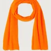 Accessoires American Vintage |Unisexschal East Leuchtendes Orange