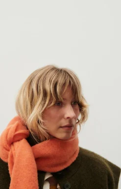 Damen American Vintage |Unisexschal Hizlaw Leuchtendes Orange