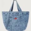 Accessoires American Vintage |Unisextasche Joybird Stone Hellblau