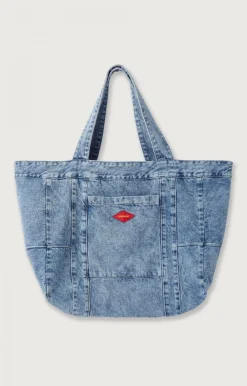 Accessoires American Vintage |Unisextasche Joybird Stone Hellblau