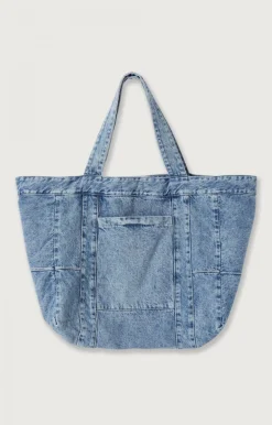 Accessoires American Vintage |Unisextasche Joybird Stone Hellblau