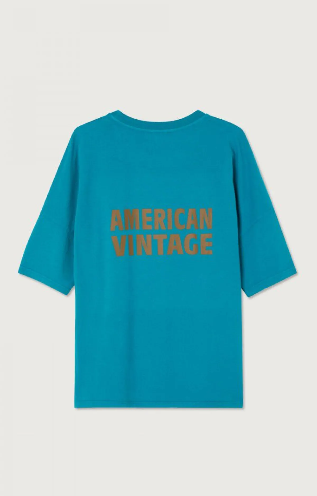 Damen American Vintage |Unisex-T-Shirt Fizvalley Pfau Vintage